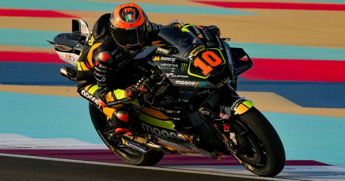 MotoGP Qatar: Luca Marini pole da record, Bagnaia e Martin in 2^ fila