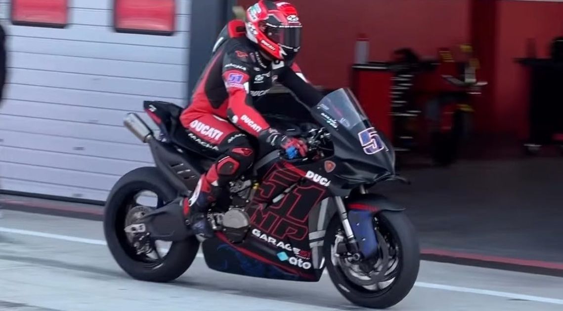 Michele Pirro prova a Misano la Ducati V4 verso il CIV Superbike 2026
