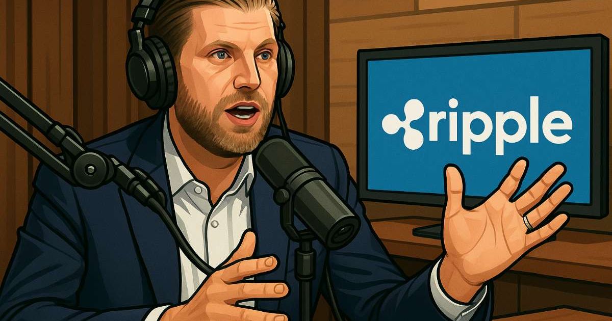 Ken Ripple Eric Trump dropt XRP-bom in podcast: