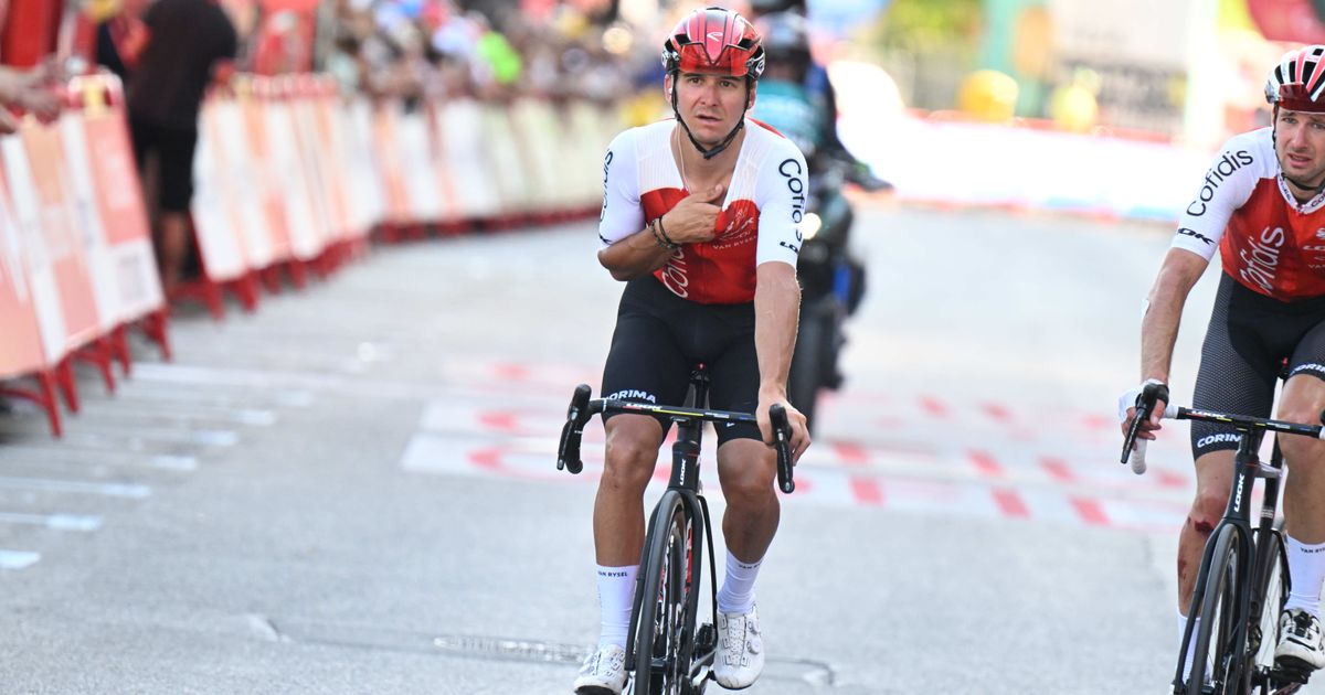 Bryan Coquard fears the worst after his stage 4 crash: 