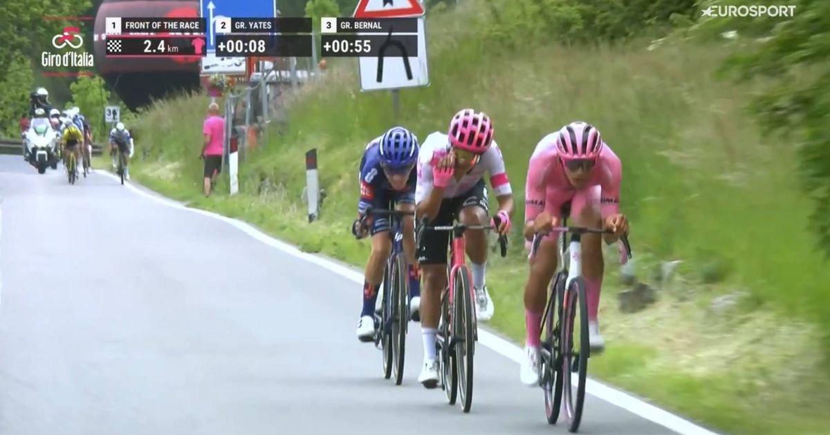 Mexican Cyclist Isaac Del Toro Is Racing In The 2025 Giro D'Italia