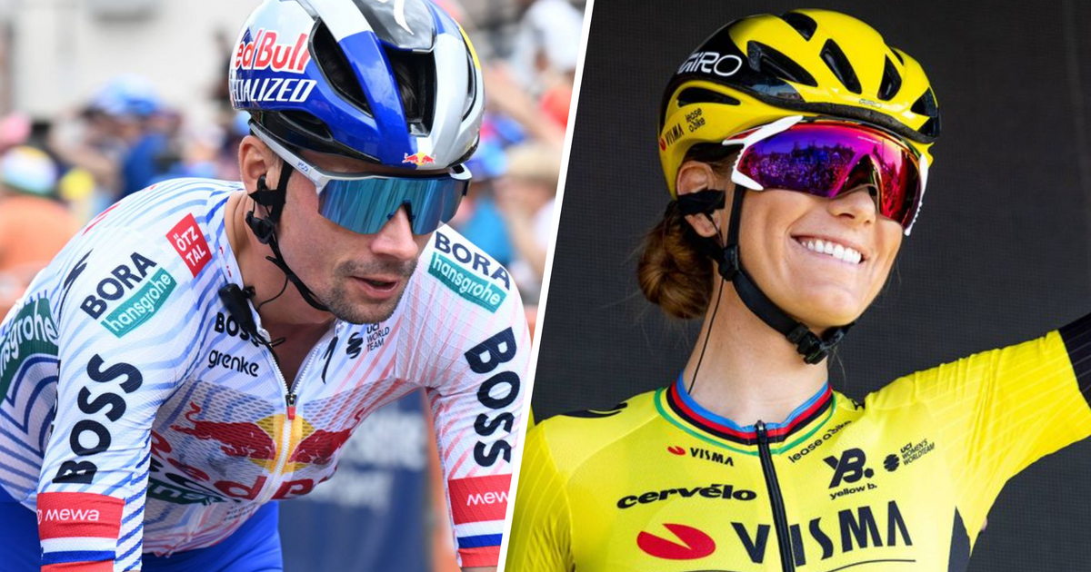 Primoz Roglic & Pauline Ferrand-Prévot shine at star-studded post-Tour ...