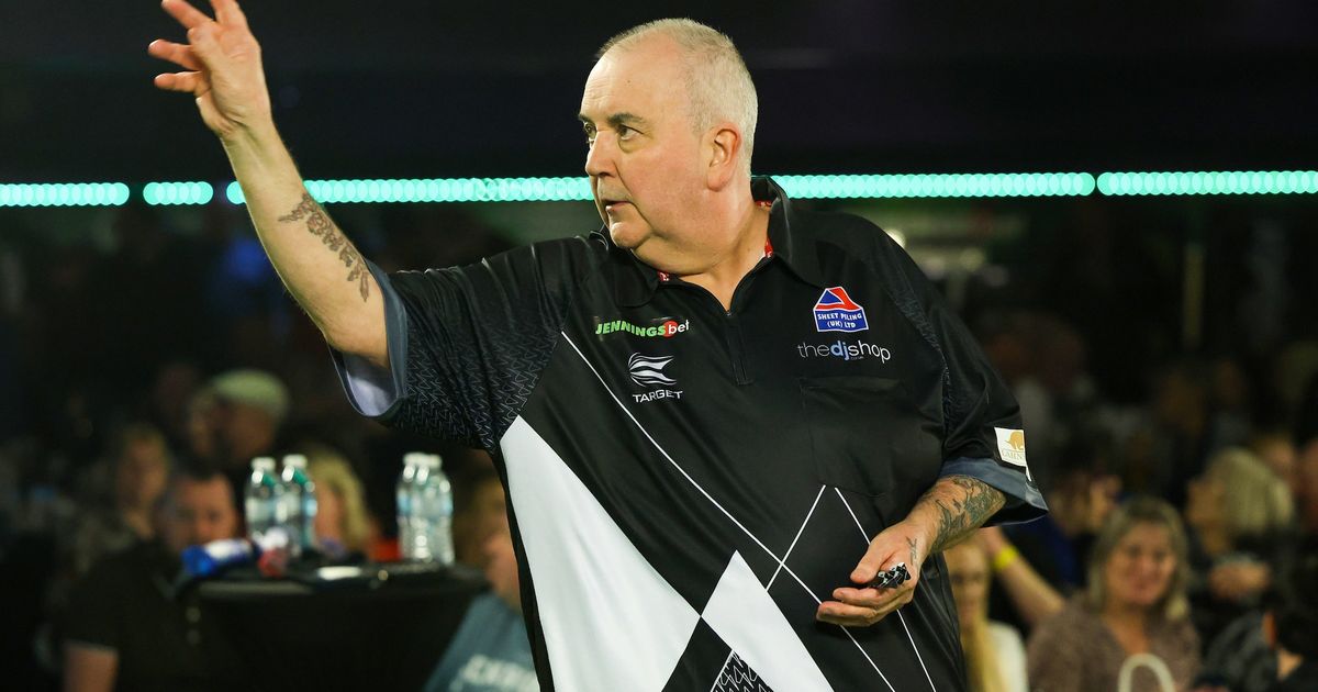 Schedule Saturday night at World Seniors Darts Matchplay including ...