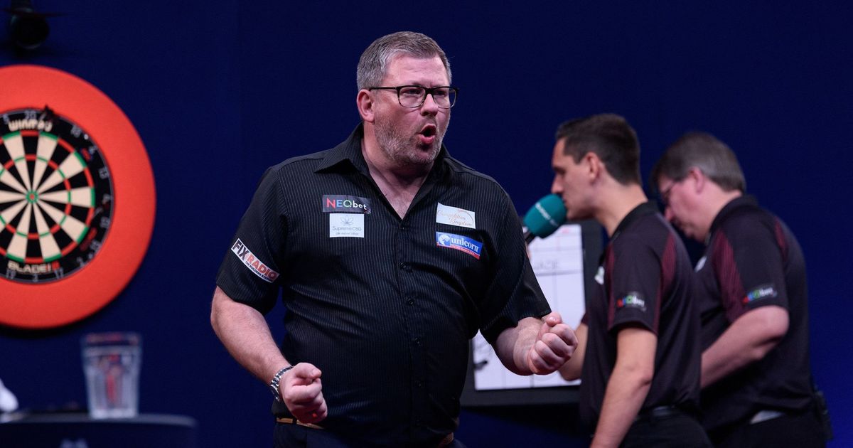 Three-time champion James Wade thrashes Josh Rock to set up UK Open ...