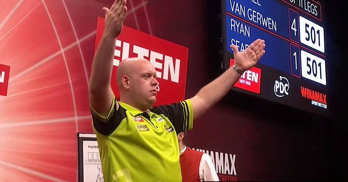 (VIDEO) Mighty Michael van Gerwen sends Munich masses into hysteria ...