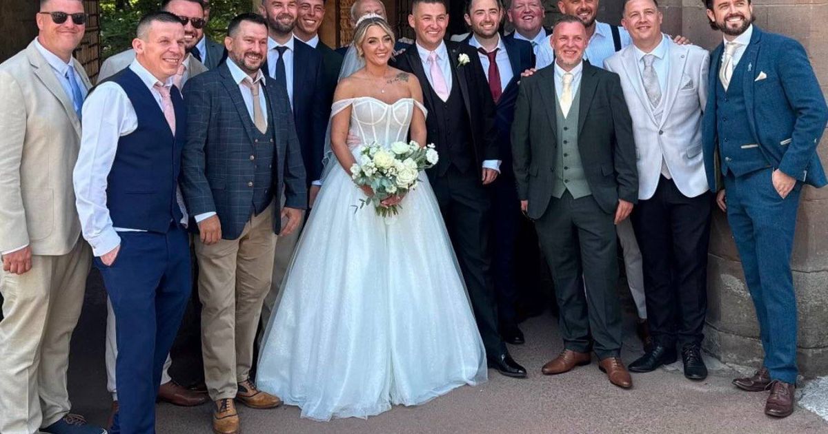 Nathan Aspinall marries long-time partner Kirsty as Luke Humphries ...