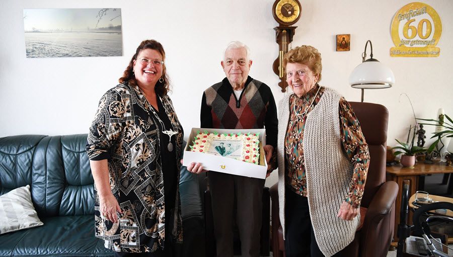Bertus en Riet de Wit 60 jaar getrouwd