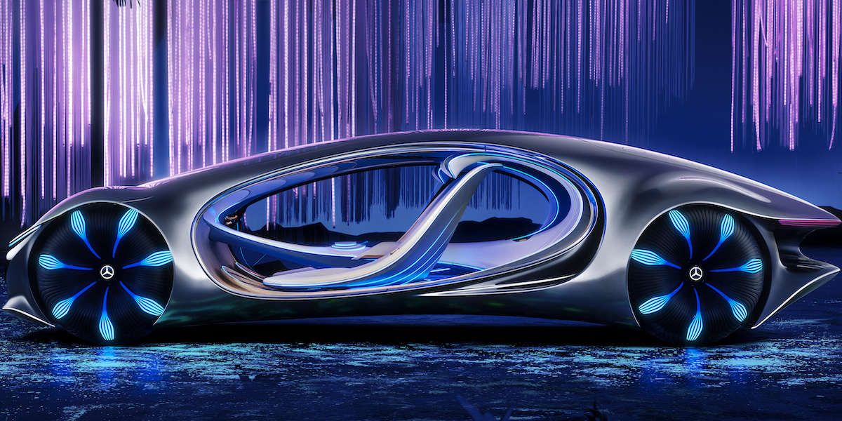 Mercedes-Benz VISION AVTR een op Avatar geïnspireerde concept car
