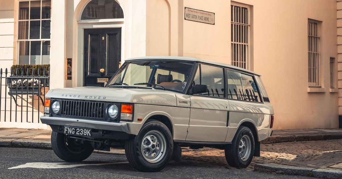 Britse knapen zijn het milieuregelement te slim af door oude Range Rover