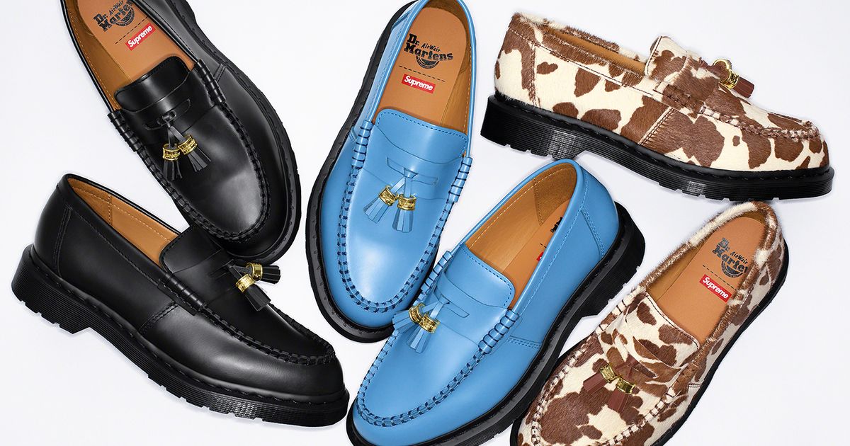 Supreme x Dr. Martens komen met nieuwe Penton Tassel Loafers