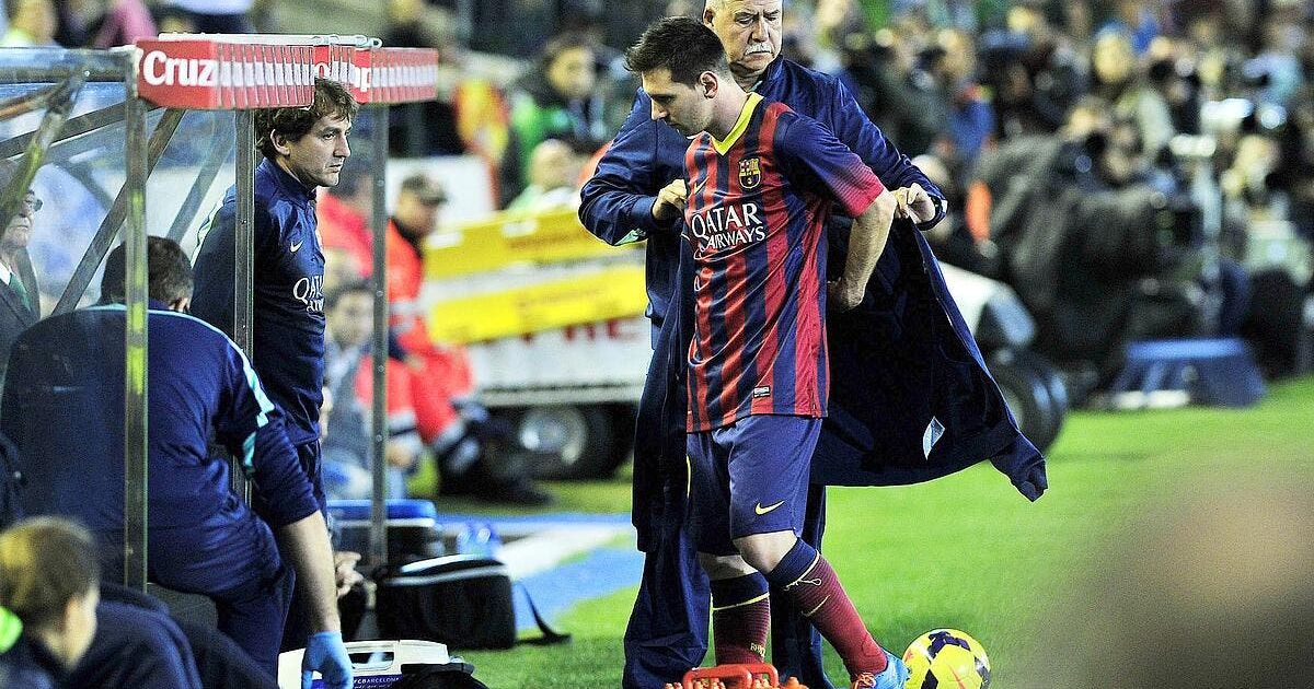 Messi à nouveau blessé