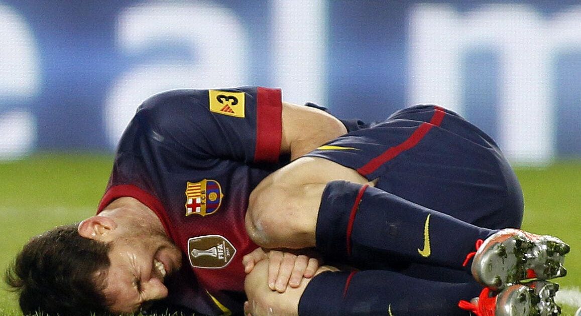 Messi blessé... pour quelques instants