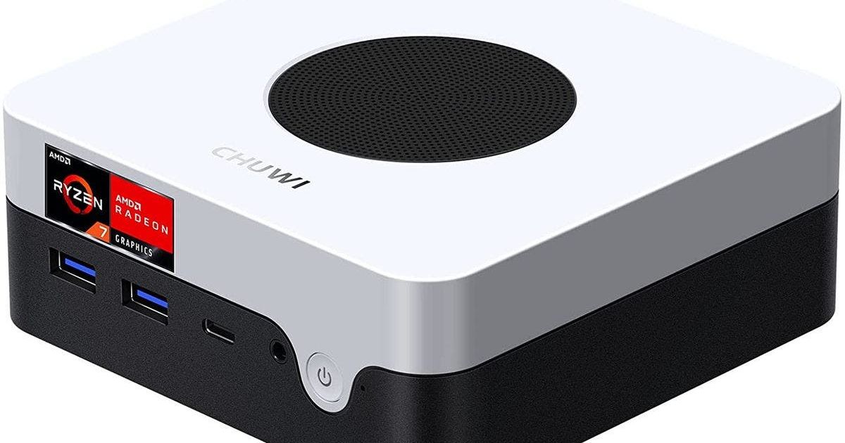 CHUWI LarkBox X mini PC upgraded to AMD Ryzen 7 3750H