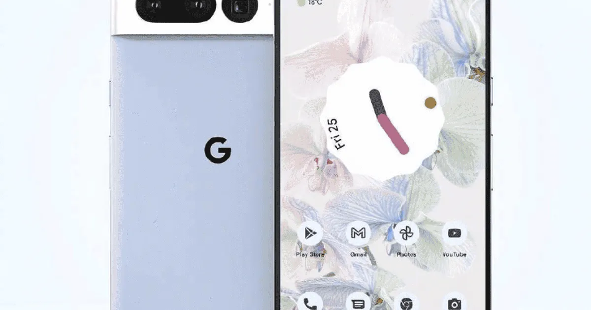 Google Pixel 7 Pro 白 Google Pixel 7 Pro with Android 13 render reveals a new option