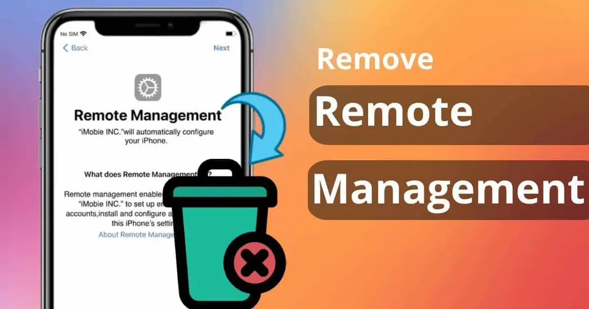 How to Remove Remote Management from iPhone/iPad