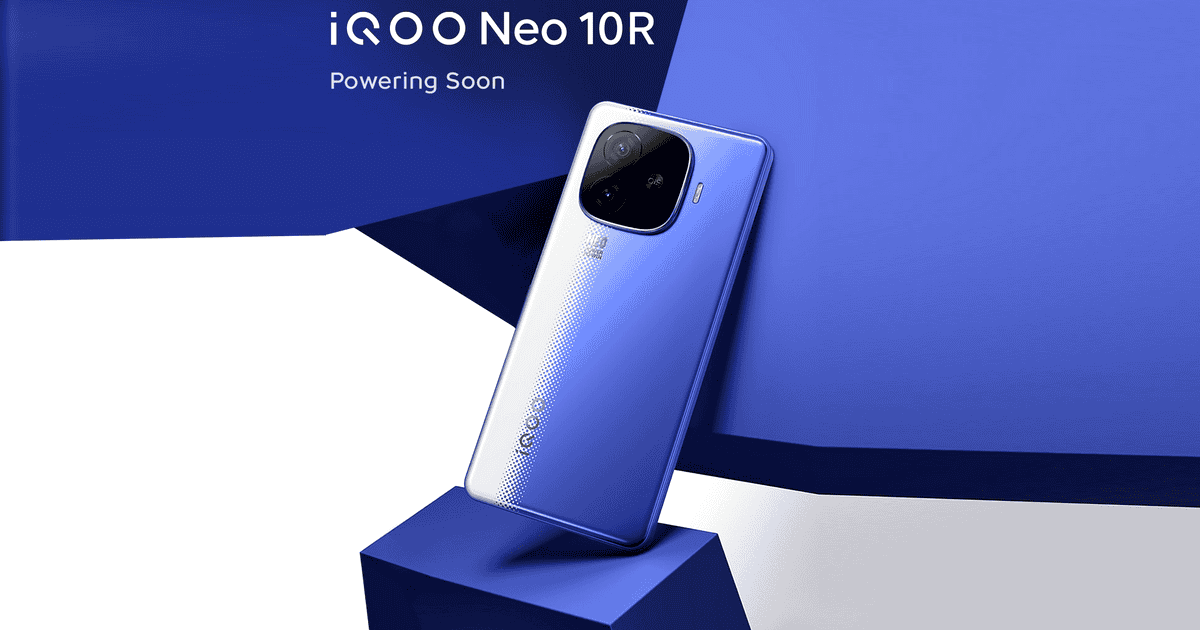 iQOO Neo 10R Launched in India with SD 8s Gen 3 and 6,400 mAh Battery