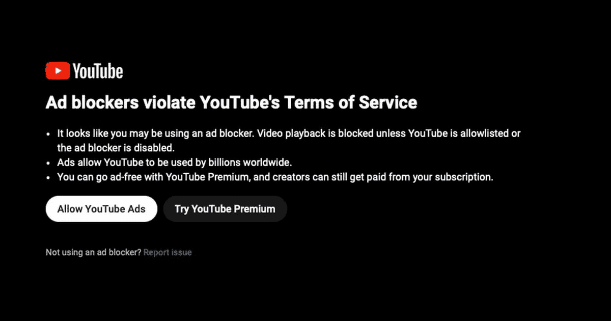 YouTube Begins Global Effort to Crack Down Ad Blockers - No Longer an ...