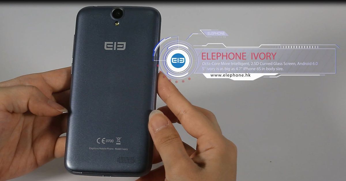 Elephone Ivory hands on video