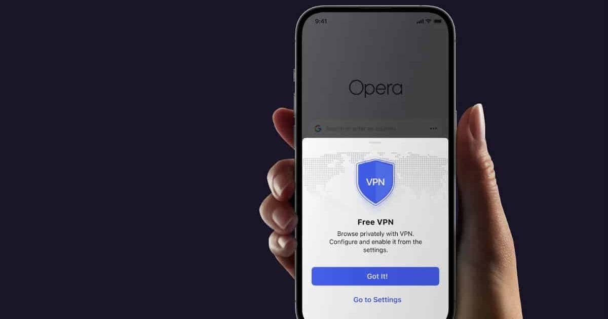 Here's a free VPN service on iOS: Thanks to Opera!