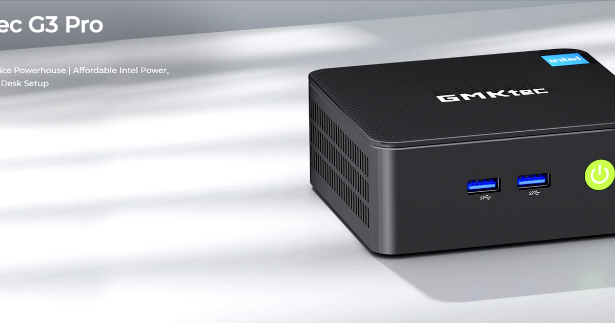 GMKtec NucBox G3 Pro Launches as an Affordable Mini PC for