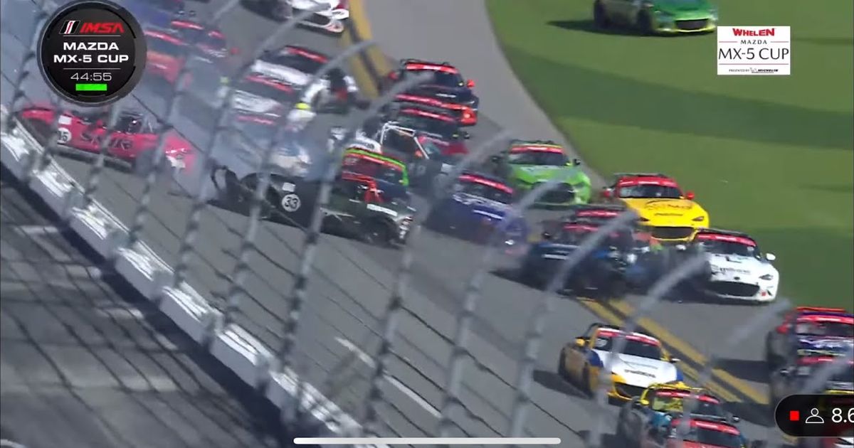 Mega-crash leads to huge chaos at Daytona, almost all drivers involved
