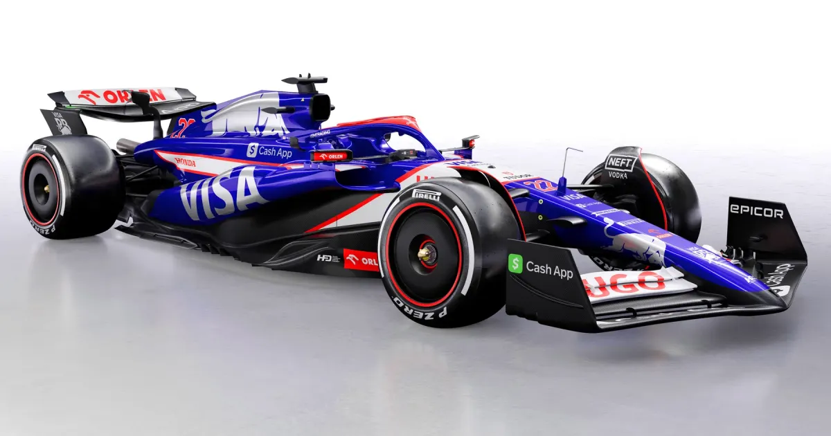 Visa Cash App RB present new livery for 2024 with the VCARB 01