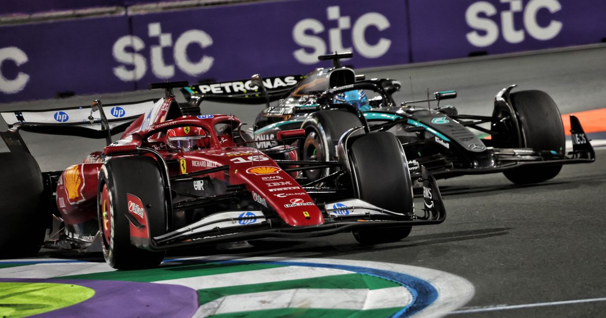Leclerc takes first Ferrari podium of '25 season in Jeddah