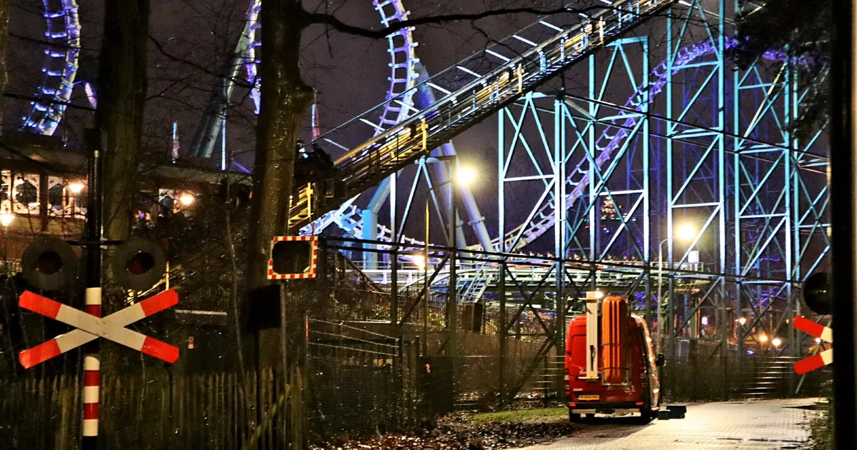 Storing bij achtbaan Python Efteling