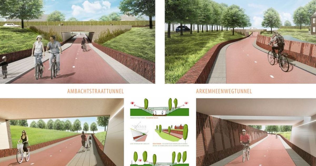 Wegafsluitingen Voor Aanleg Fietstunnels Wegafsluitingen Voor Aanleg Fietstunnels