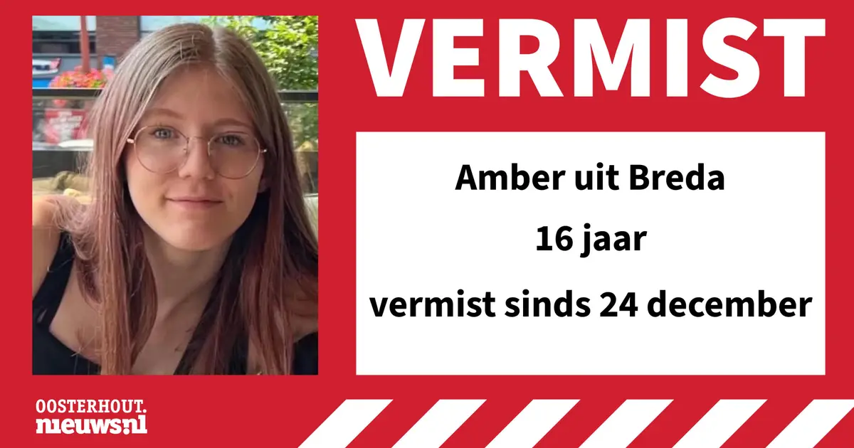  VERMIST 16 jarig Meisje Vermist Uit Breda