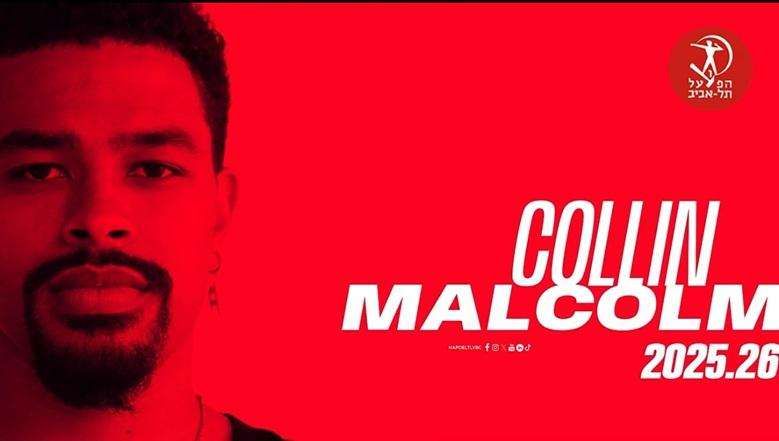 Per Collin UFFICIALE EL - Hapoel Tel Aviv, annunciato Collin Malcolm