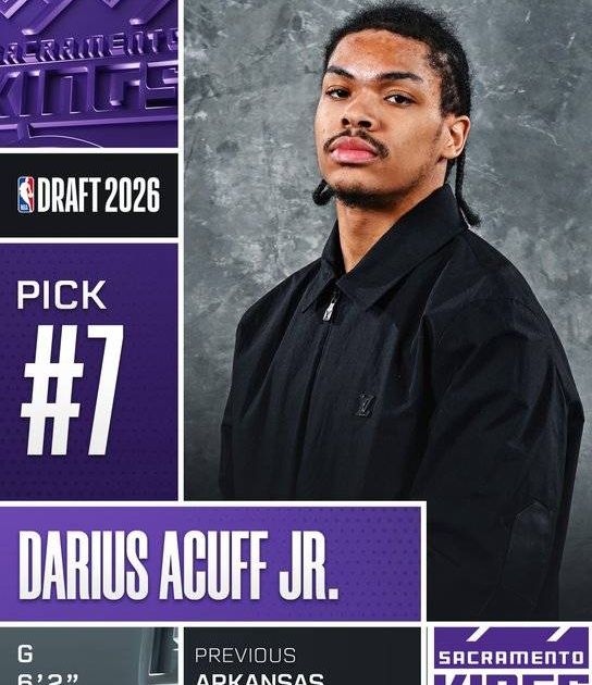 Draft 2026: pick #7 Darius Acuff Jr