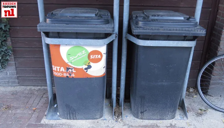 stinkende afvalcontainer