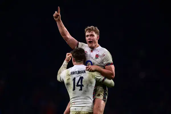 'Perfect 10' - England wing Tommy Freeman delighted for Fin Smith after ...