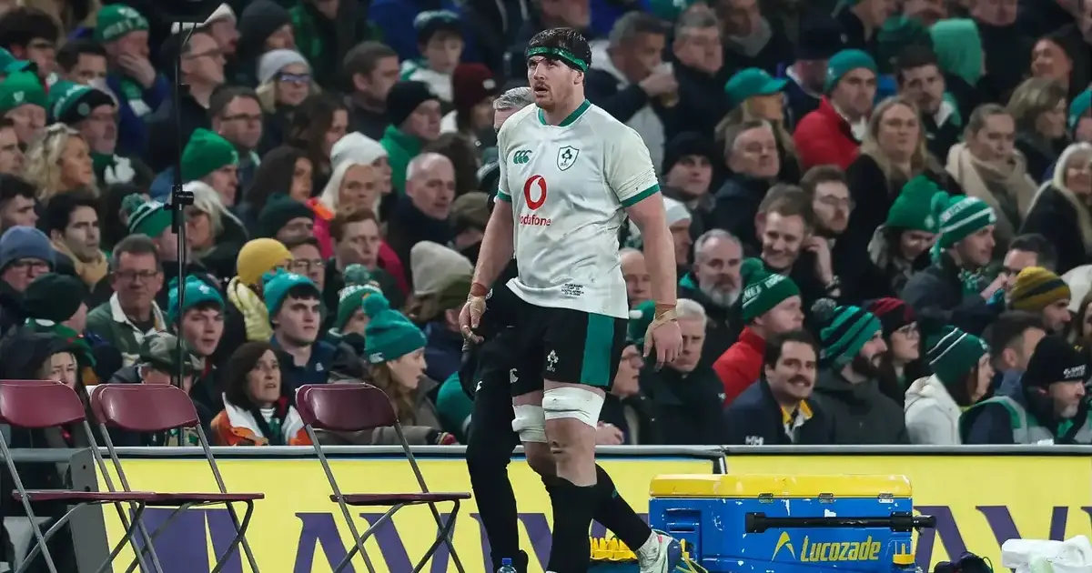 Ireland back row Ryan Baird expected to miss 2026 Six Nations - played ...