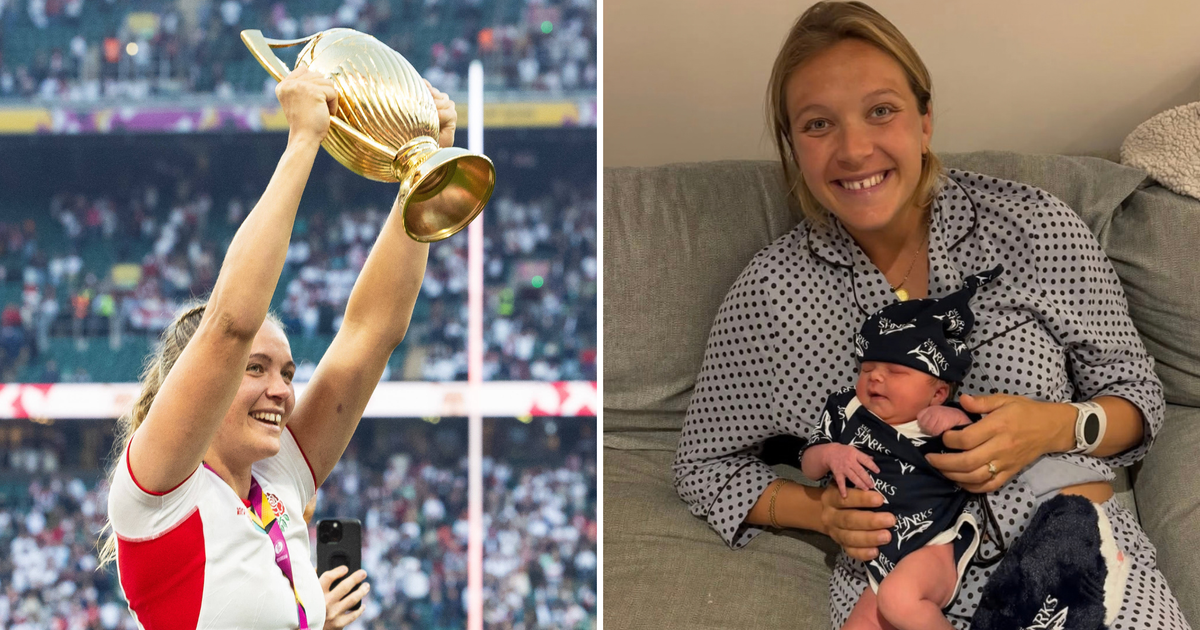 Rose Ruck England captain Zoe Aldcroft welcomes baby girl as Red Roses teammates ...