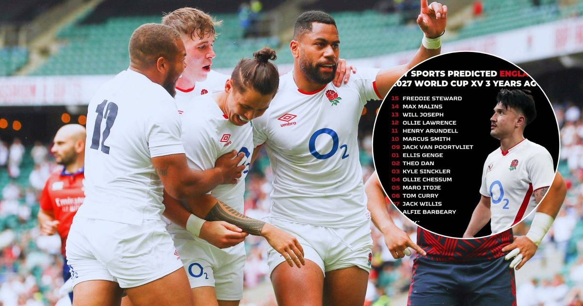 England's starting XV for the 2027 World Cup was predicted in 2023 - It ...