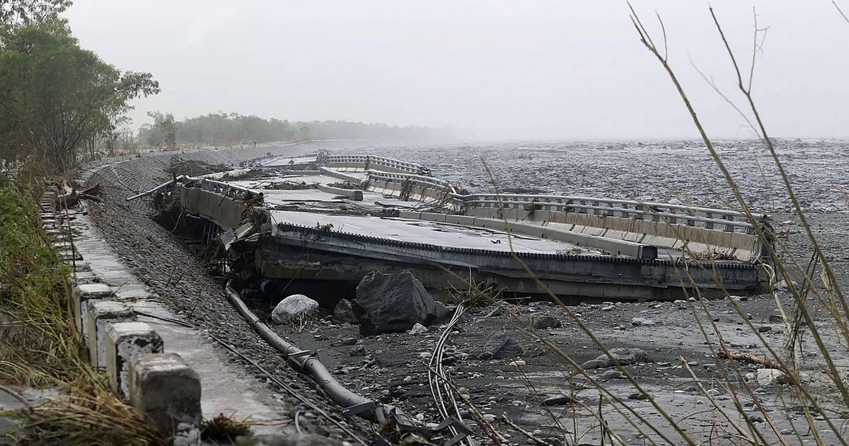 Veel doden en vermisten na dijkbreuk door tyfoon Ragasa in Taiwan
