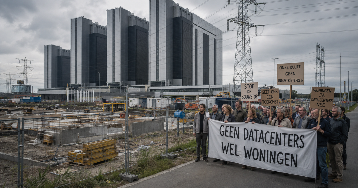 Microsoft Server In Ocean Protest tegen Microsoft-datacenter in Amsterdam | DDS