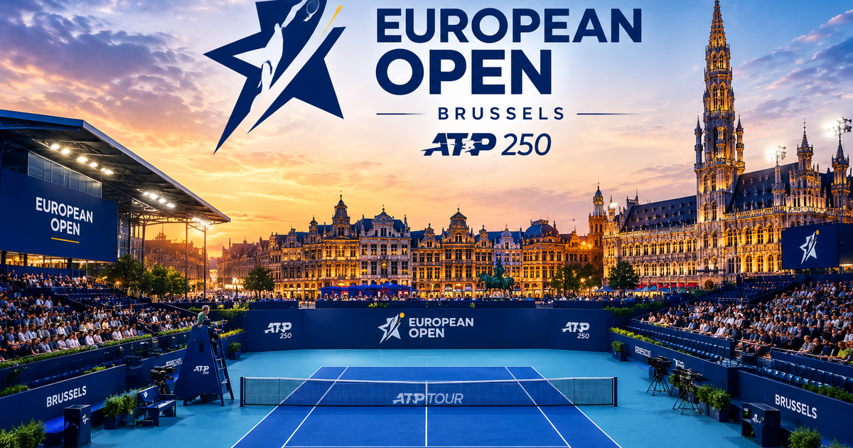Ocean Current Drawing European Open Brussels ATP 2026: Results, Draw, Entry List, Prize Money ...
