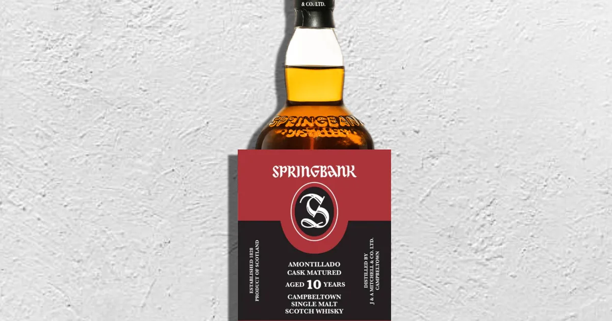 ウイスキー SPRINGBANK SHERRY AMONTILLADO CASK Springbank Amontillado Cask Matured 10 Year Old | LICQOR.COM