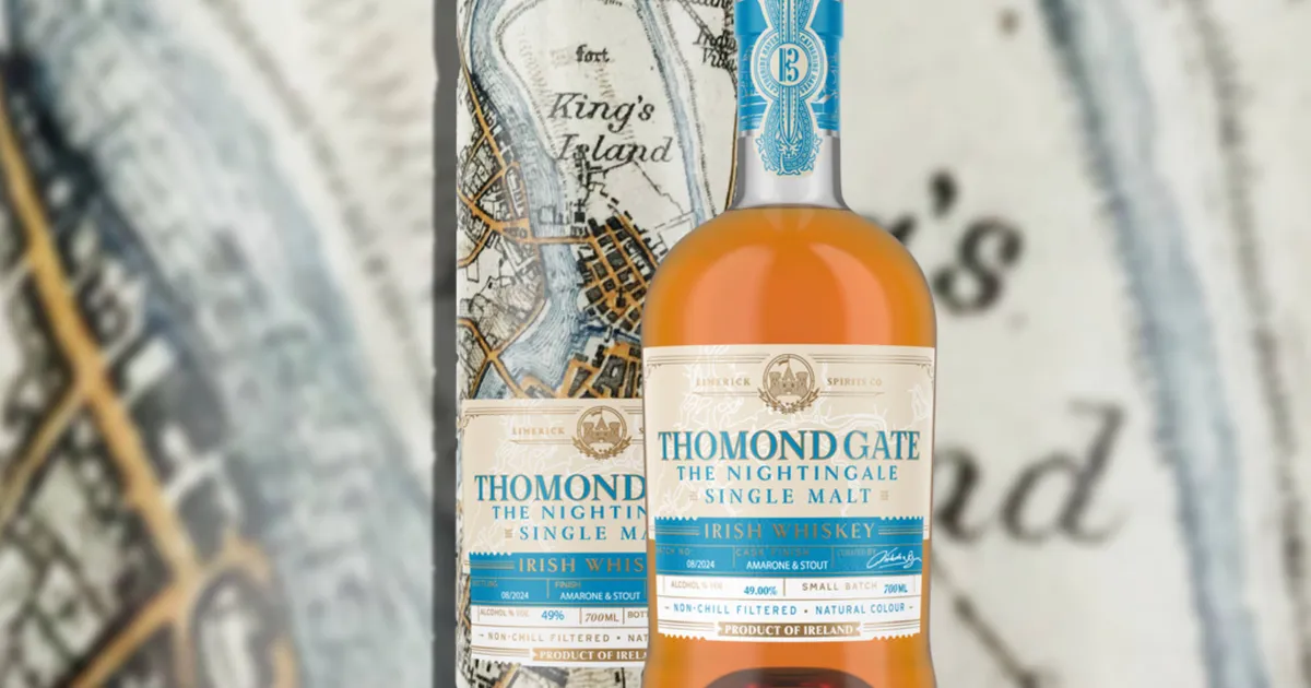 ウイスキー THOMOND GATE THE NIGHTINGALE SINGLE MALT Thomond Gate The Nightingale Single Malt 70cl