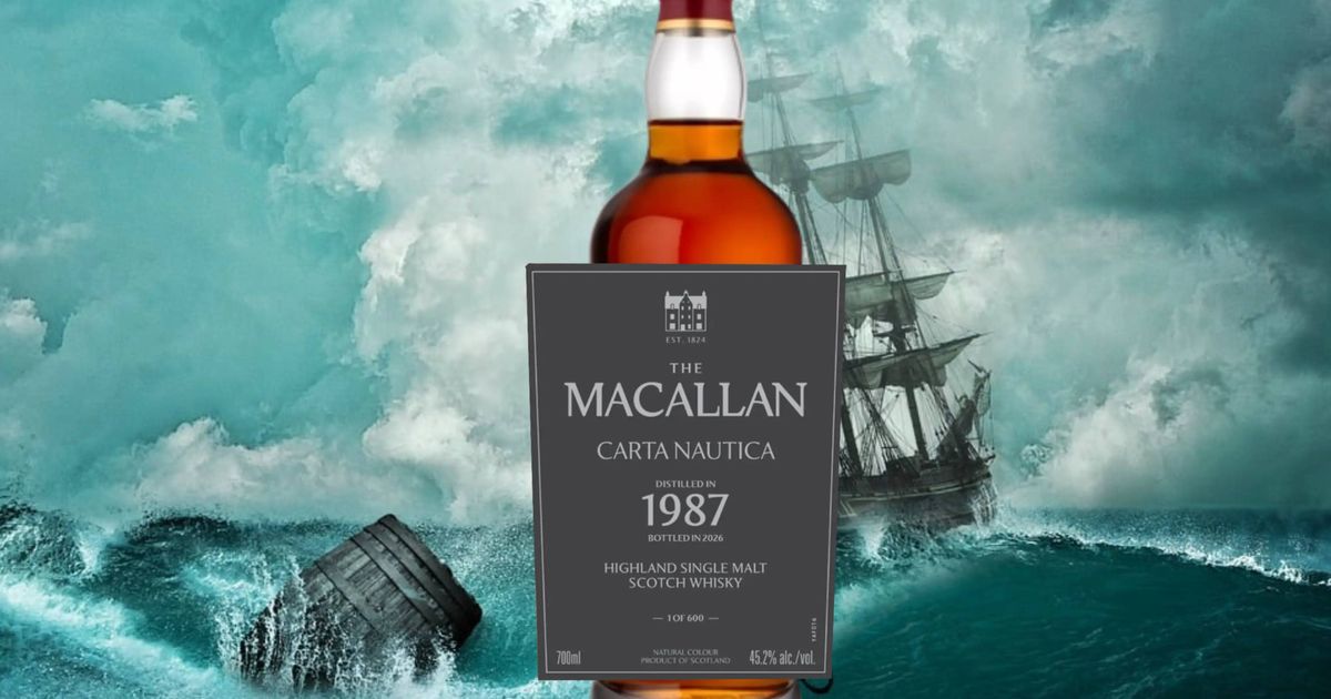 ウイスキー macallant 1987 yaers the-macallan-carta-nautica-