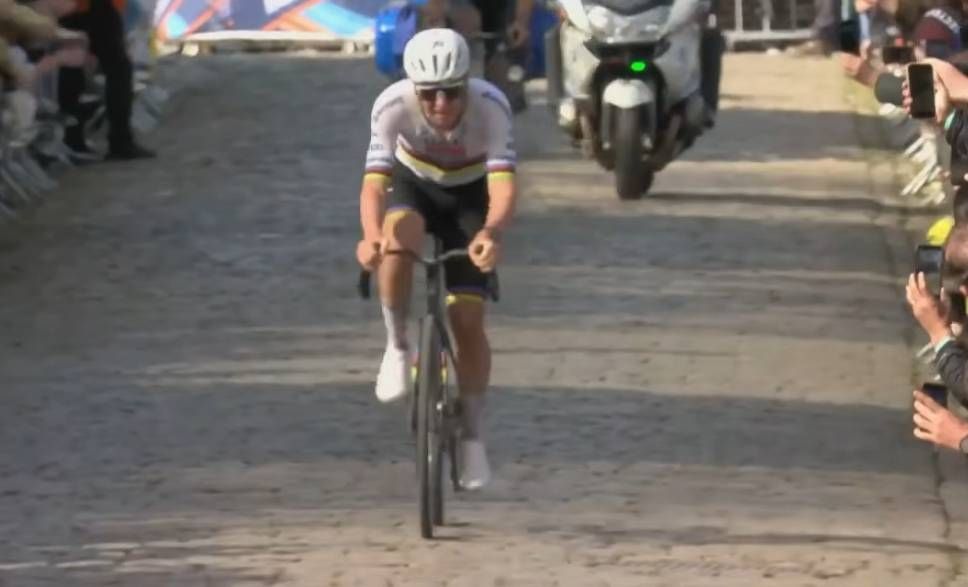 Greg Van Avermaet kan het niet geloven: