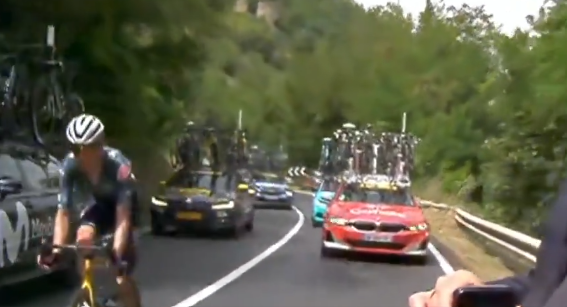 Wilco Kelderman crashes hard during descent in opening stage of the ...