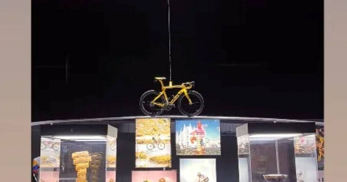 After reporting theft of his winning Tour de Francebike, Egan Bernal