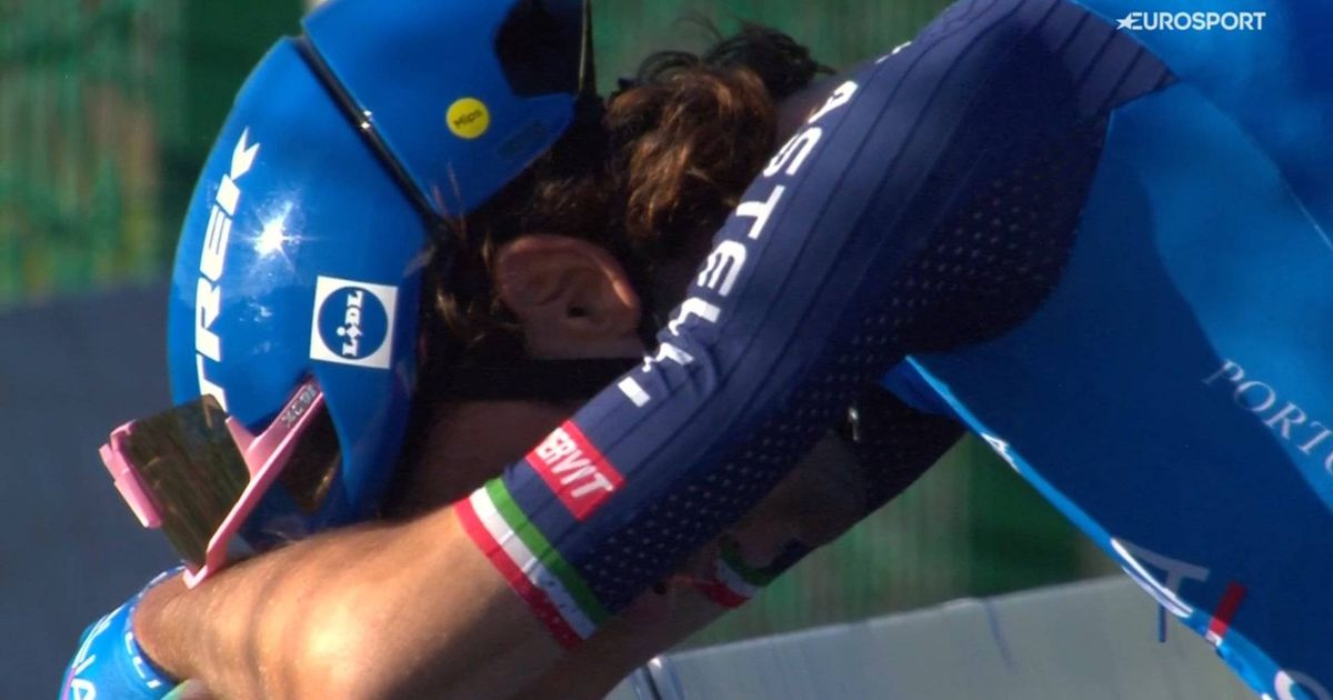 Line Rider Catch Ciccone gracious in defeat to Evenepoel at European Champs