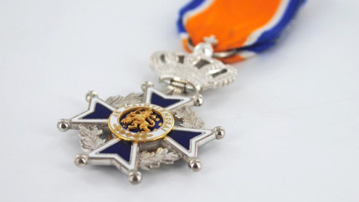 Deze Nederlander mag zich voortaan Ridder in de Orde van Oranje-Nassau noemen