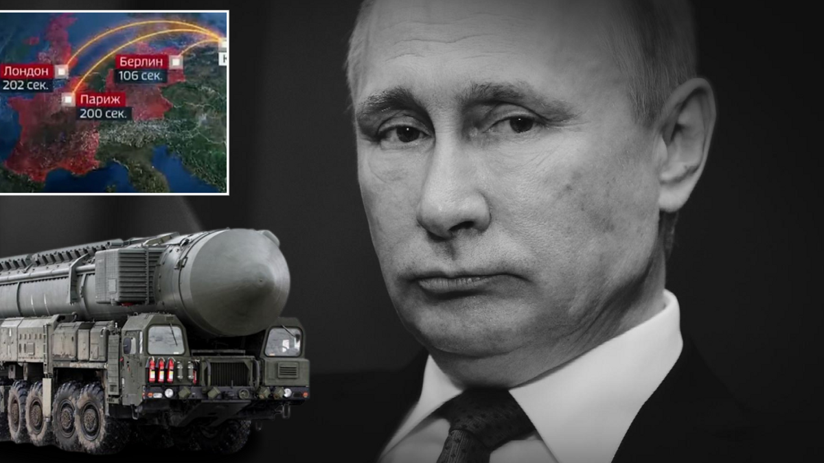 Rusland herinnert het Westen aan zijn nieuwe kernwapens met een 'recordbrekend' bereik, en 'ononderschepbare' kernkoppen die grote Europese steden weg kunnen vagen