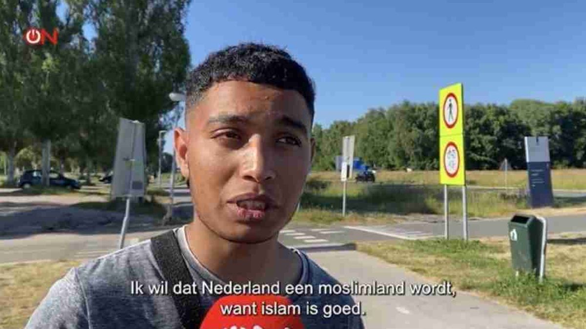 Tunesische Asielzoeker heeft toekomstplannen voor zijn verblijf in Nederland: "Ik wens dat dit een Islamitisch land wordt"